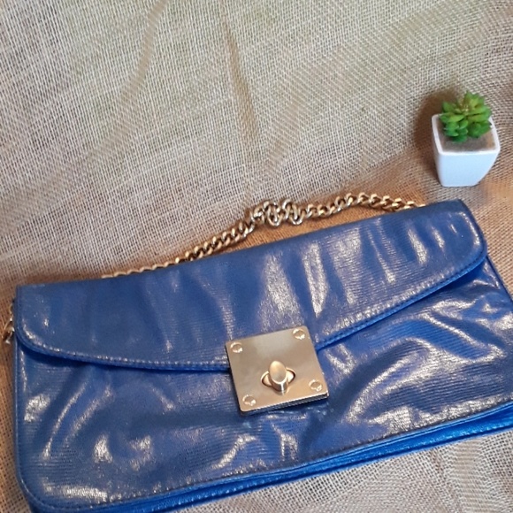 kate landry blue purse